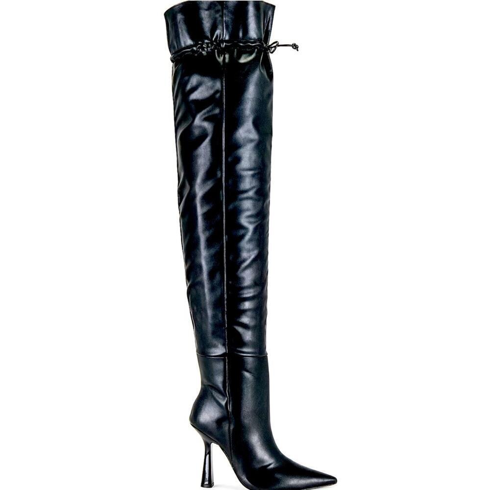 Good American Carla Over The Knee Boots Size 7 NWOT - Picture 2 of 16